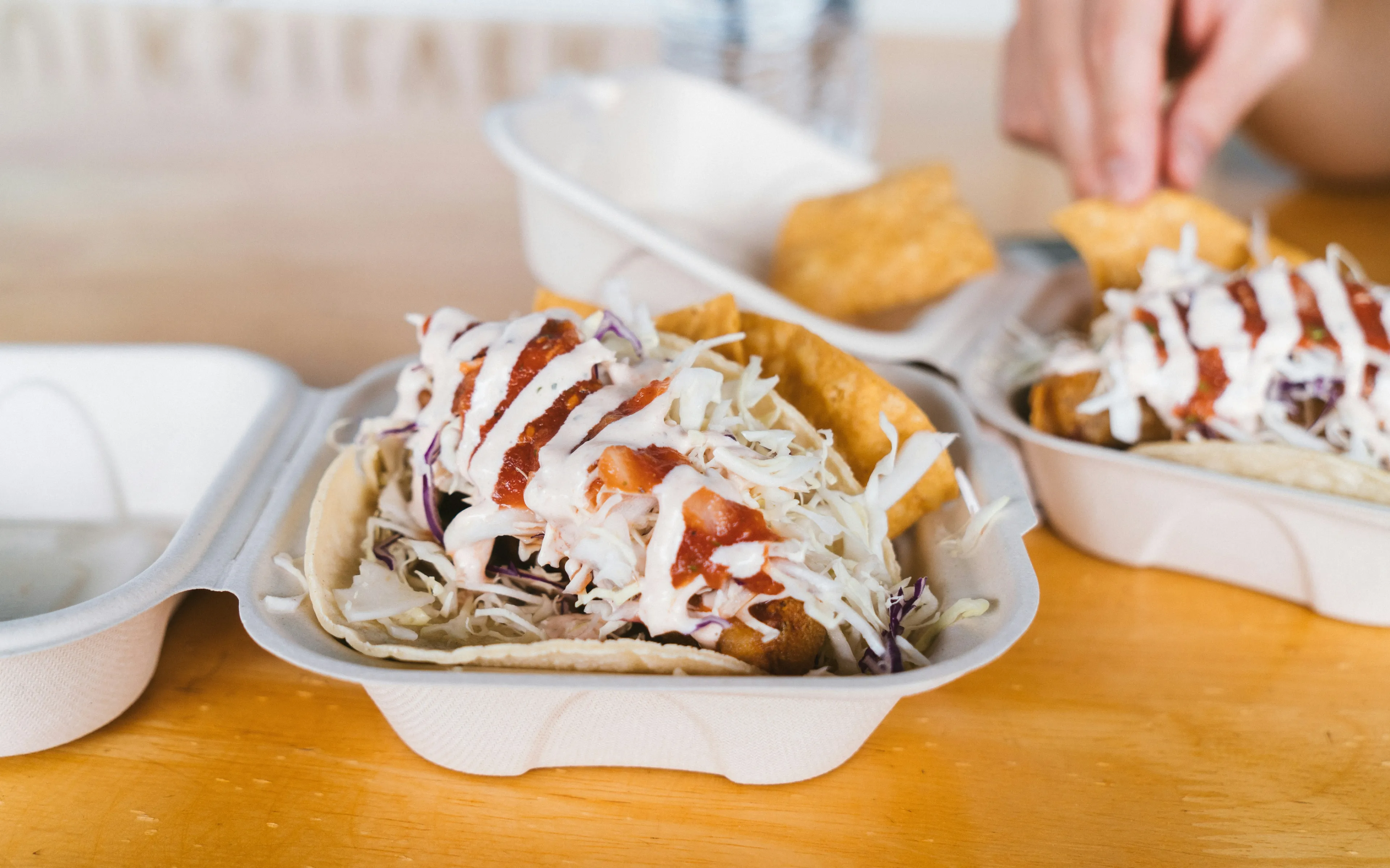 Fish tacos in San Diego