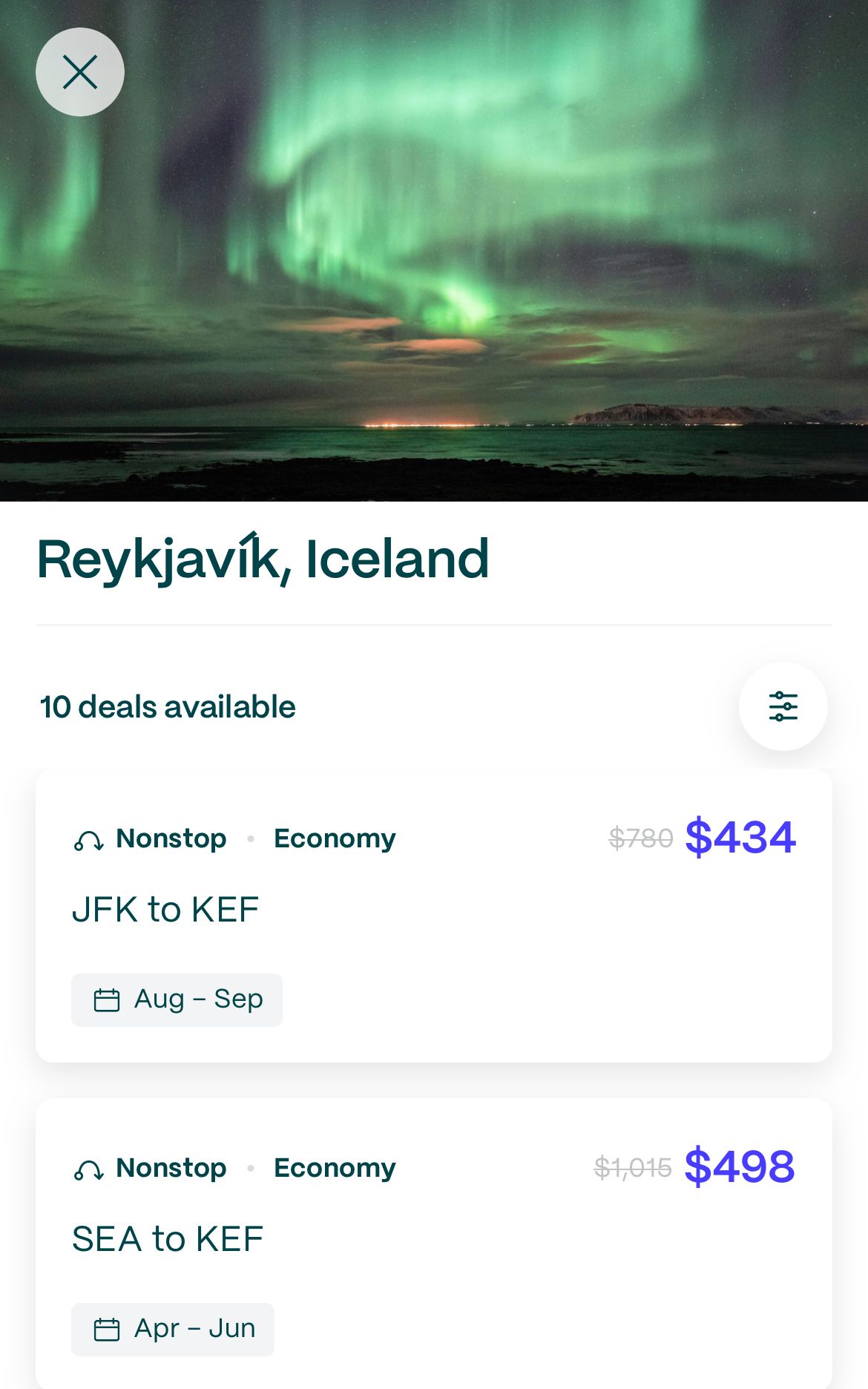 Going app deal to Iceland in summer 2026