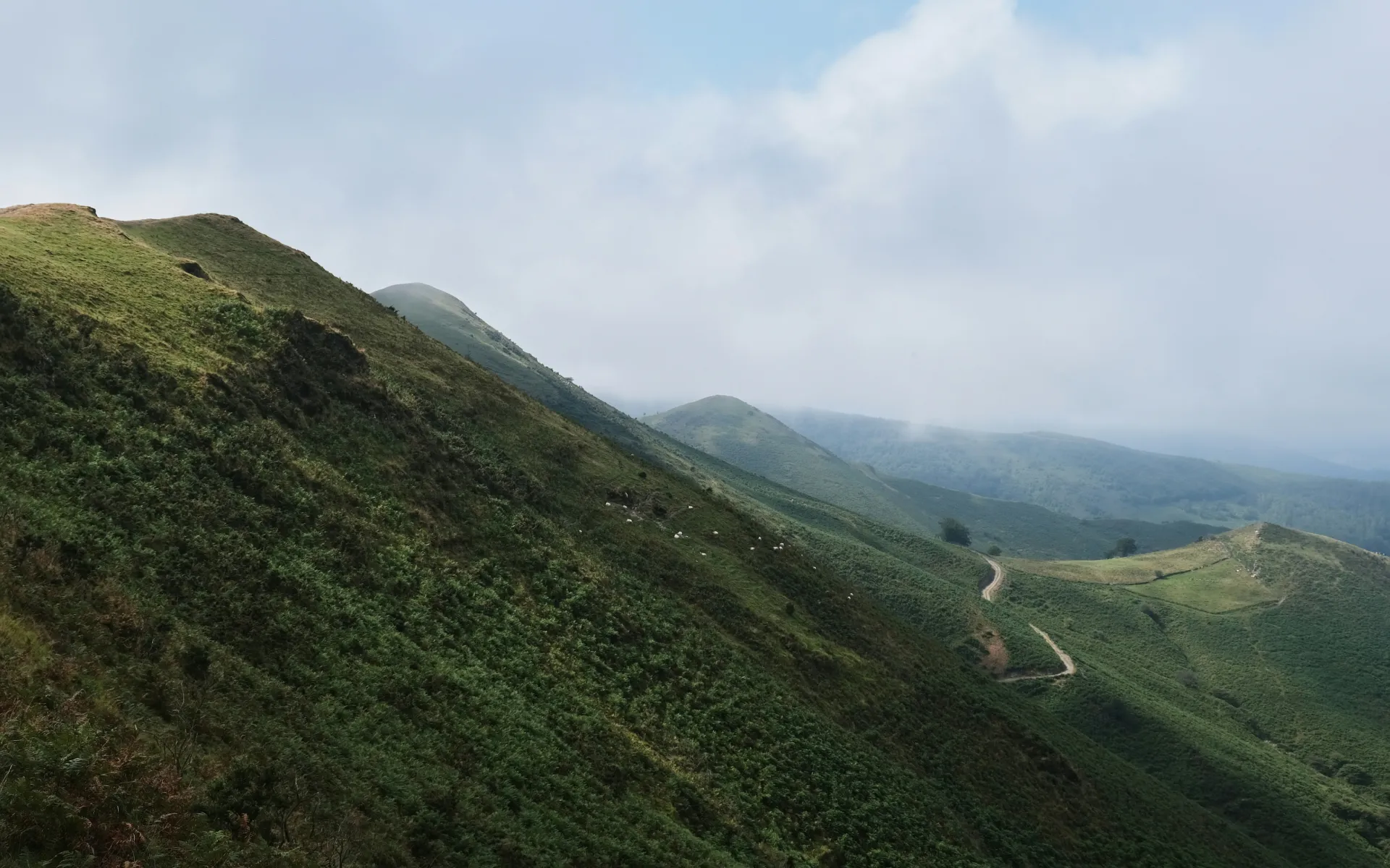 Pyrenees Mountains in Basque Country, Spain