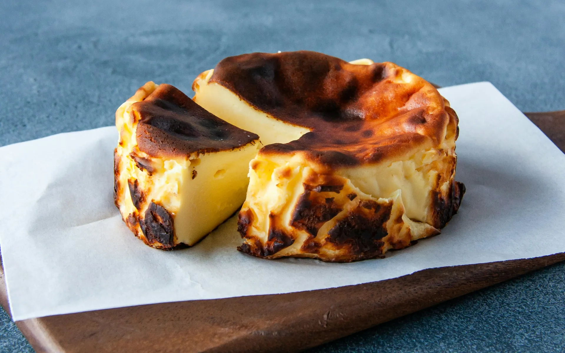 Basque cheesecake from the Basque region of Spain