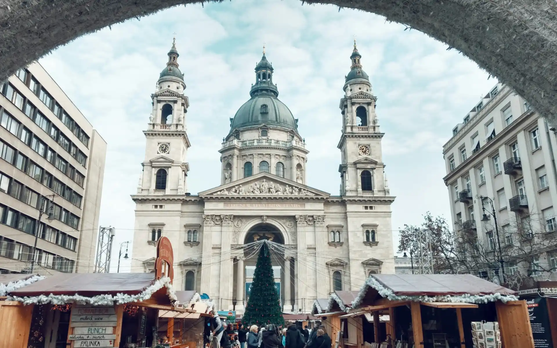 Christmas market in Budapest, Hungary