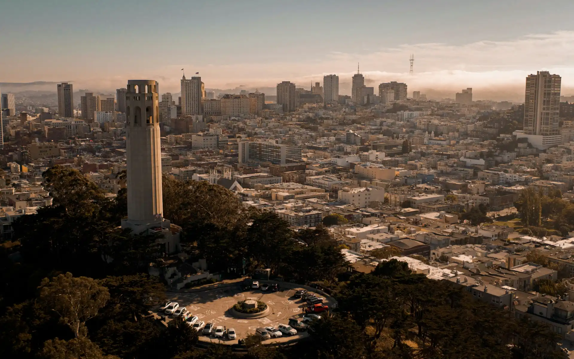Coit Tower in San Francisco