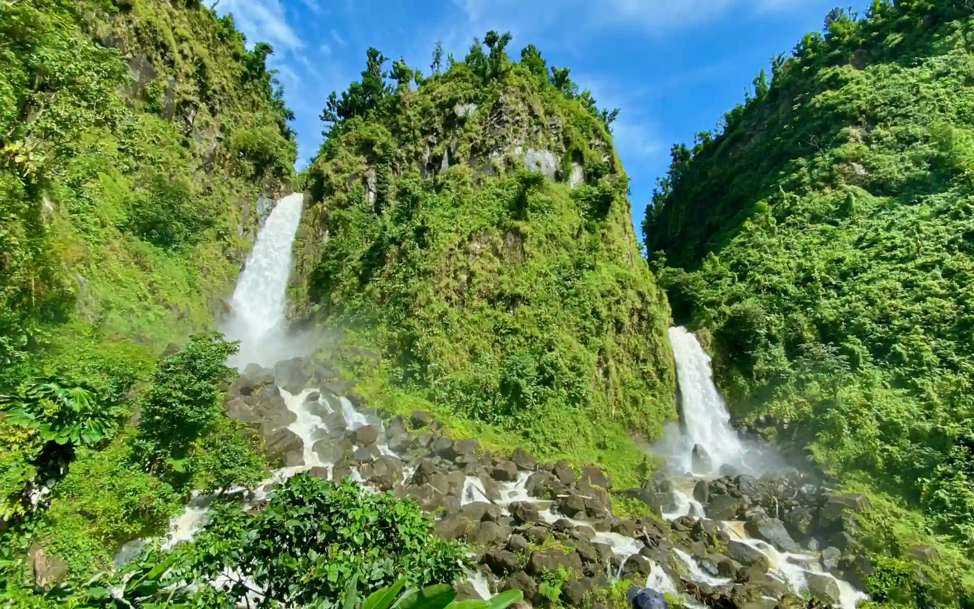 Dominica waterfalls