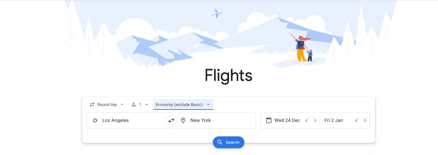 Select Economy (exclude basic) in Google Flights to exclude basic economy from your search.