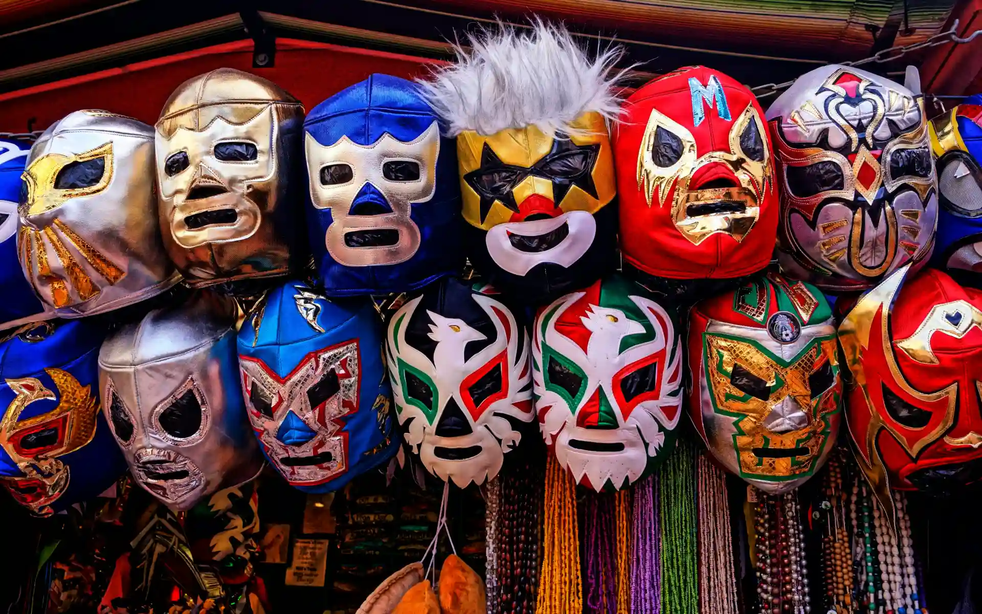 Lucha Libre masks in Mexico City