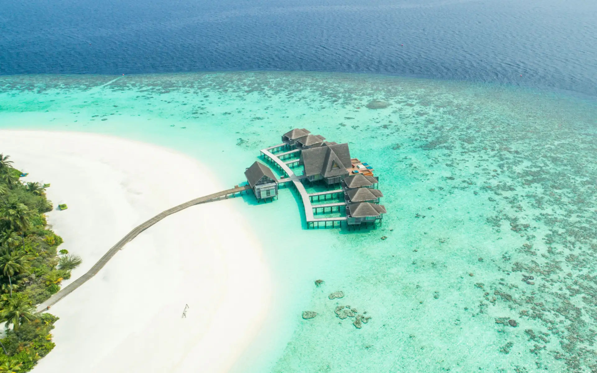 Maldives overwater bungalow