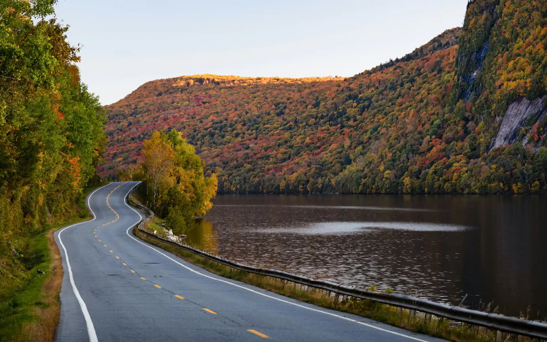 Fall foliage in New England