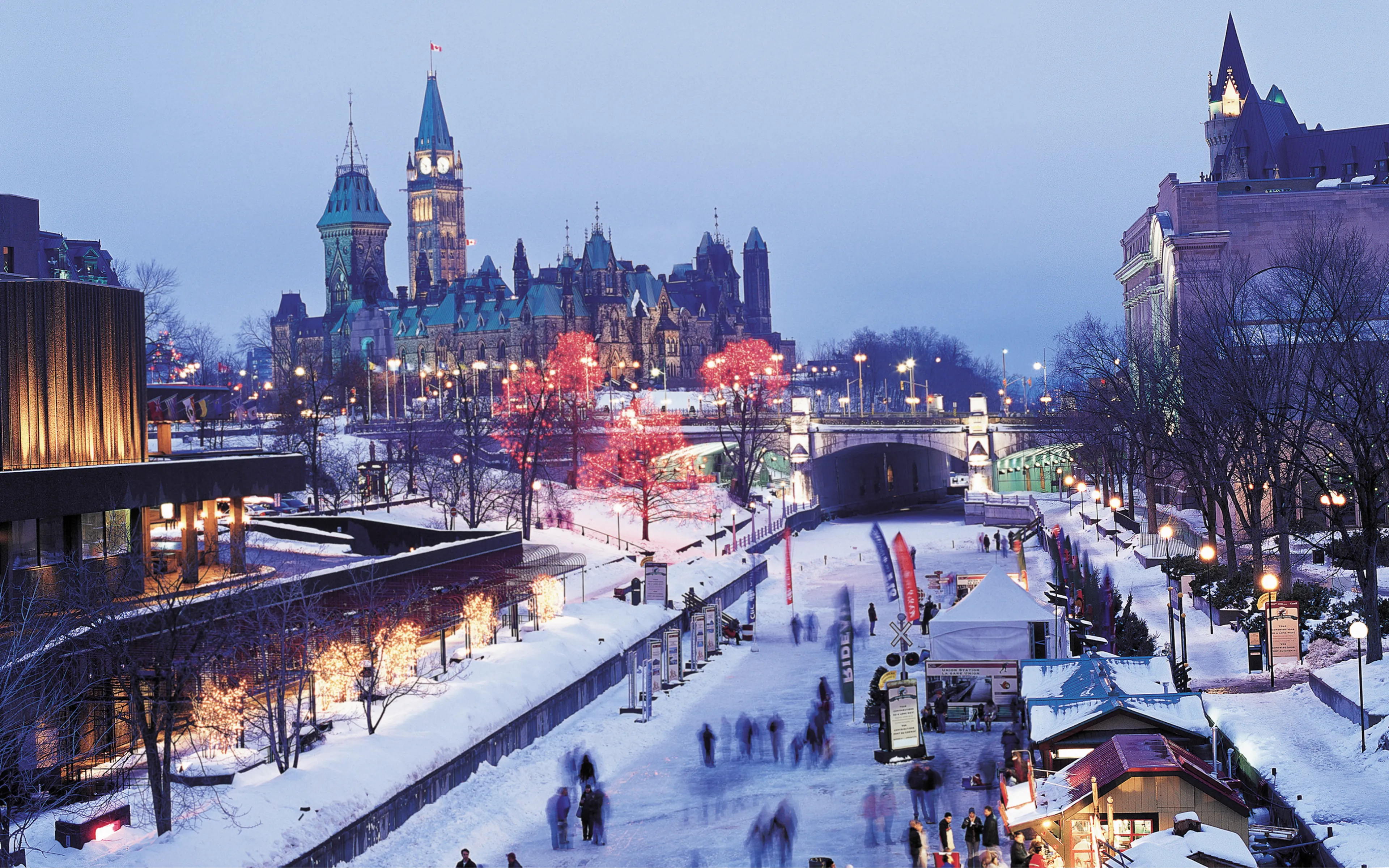 Ice skating in Ottawa