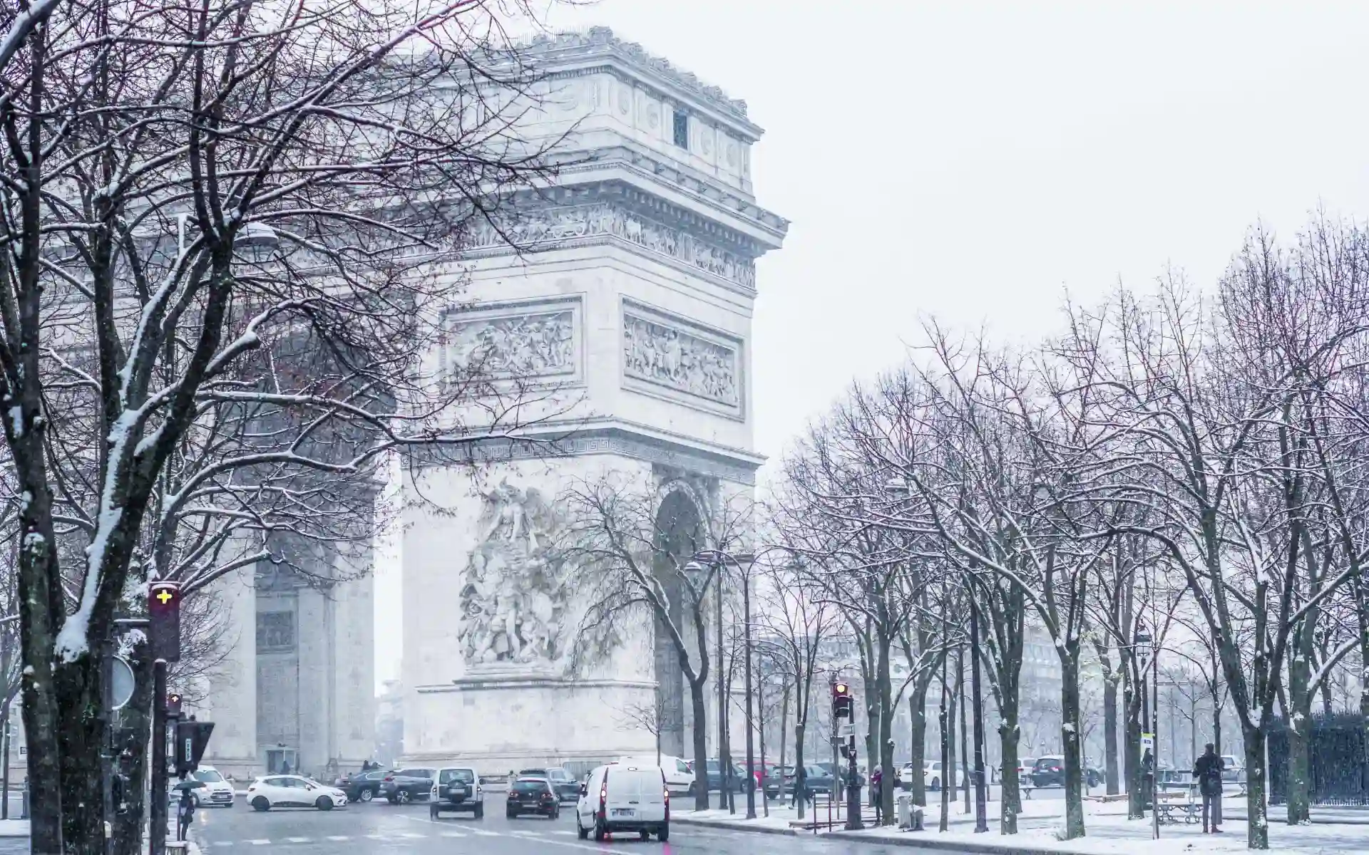 Paris in winter