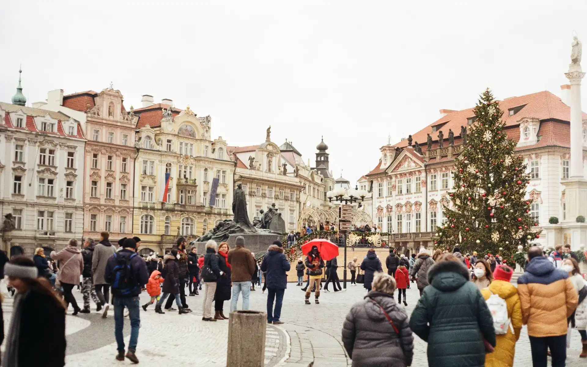 Prague in winter