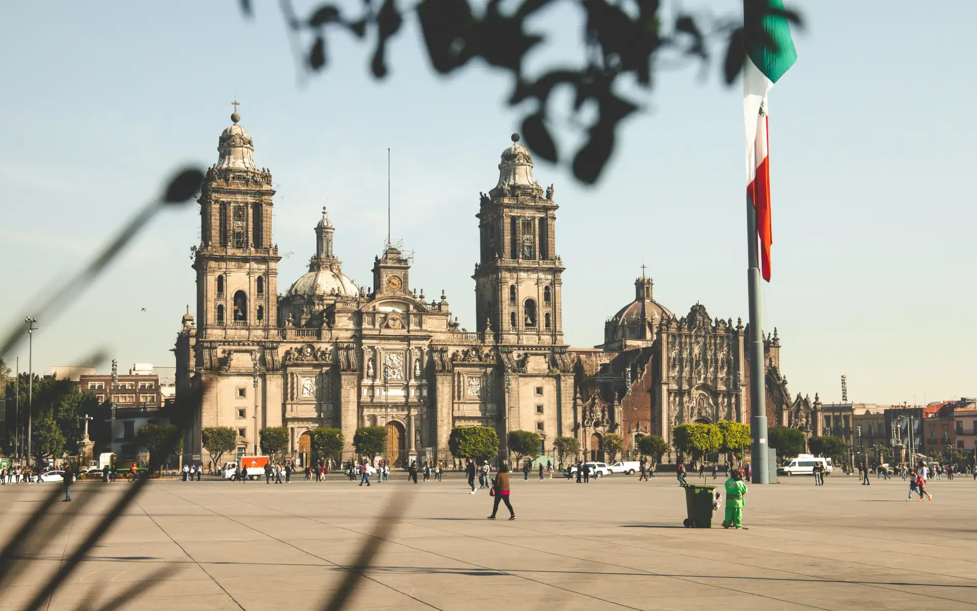 The Zócalo in Mexico City